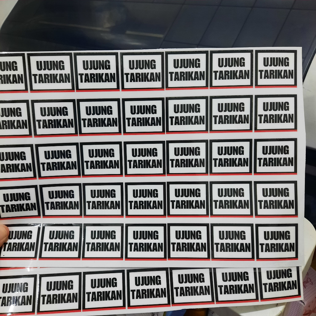

ghg Sticker UV DTF A4 Timbul Praktis Cetak