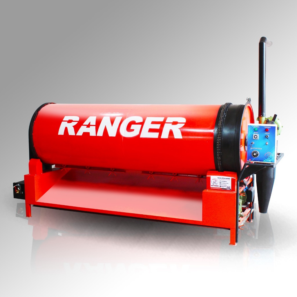 MESIN PENGERING SERBAGUNA MODEL PUTAR TIPE ROTARY DRYER 300KG CONTINUES TIPE GAS PENGERING JAHE SERB