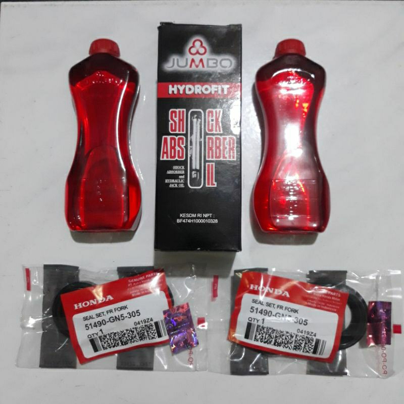 PAKET SEAL SIL SOK SHOCK SHOCKBREAKER DEPAN BEAT SPACY SCOOPY VARIO PRIMA GRAND LEGENDA SUPRA REVO B