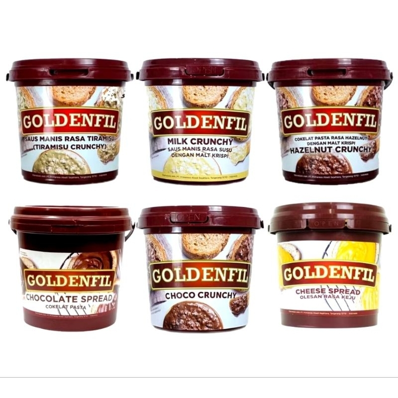 

Goldenfil Selai Aneka Varian Exp Lama - Kemasan 1 Kg