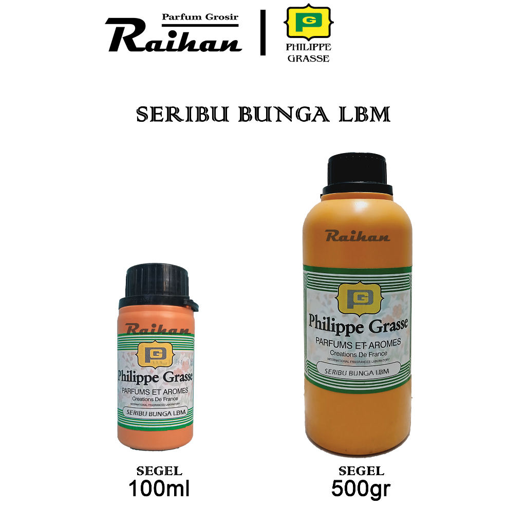 SERIBU BUNGA LBM ( 1000 BUNGA LBM ) PHILIPPE GRASSE SEGEL 500GR 100GR