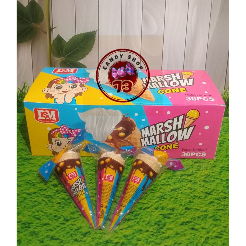 

MARSHMALLOW CONE ISI 30 PCS