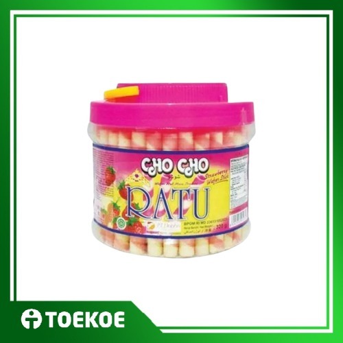 

TOEKOE Astor Cho Cho Ratu Stroberi Wafer Stick 320gr