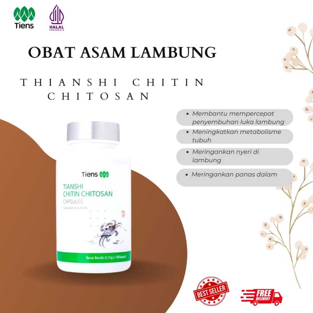 Obat China Asam Lambung Chitin Chitosan Tiens Obat Asam Lambung Gerd Penyembuhan Asam Lambung