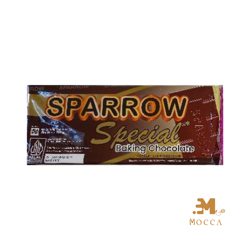 

SPARROW SPECIAL BAKING CHOCOLATE 500GR (TAMBAHKAN EXTRA PACKING)