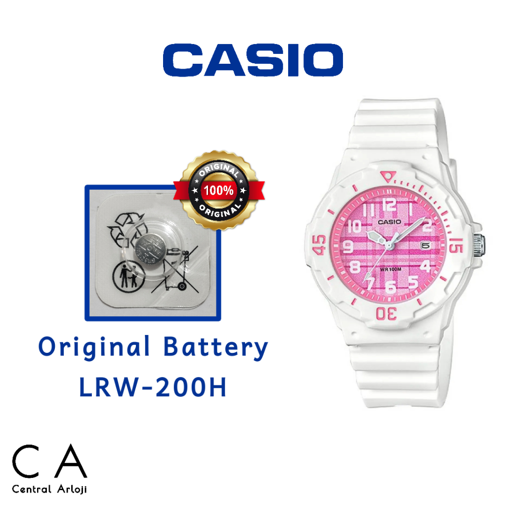 Baterai Jam Tangan Casio LRW-200H Original