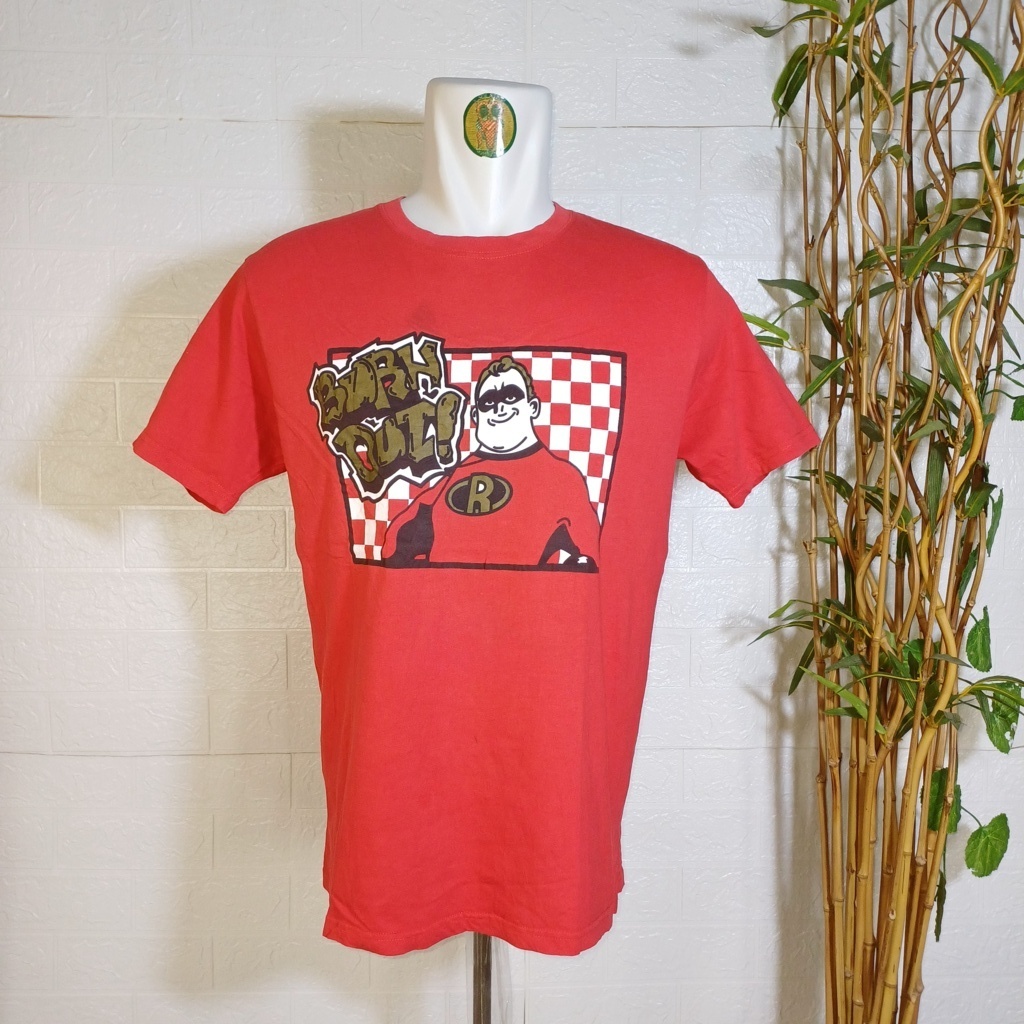 KAOS CAPTAIN ROBIN TAG PRINTSTAR, SIZE L (SECOND BRANDED) MERAH, PT13