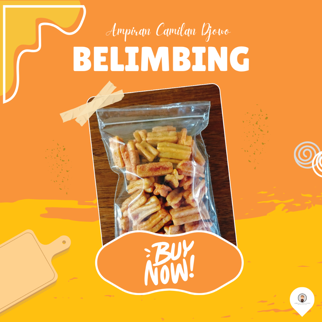 

KERUPUK BELIMBING BALADO KEMASAN 60gr - Ampiran Camilan Djowo