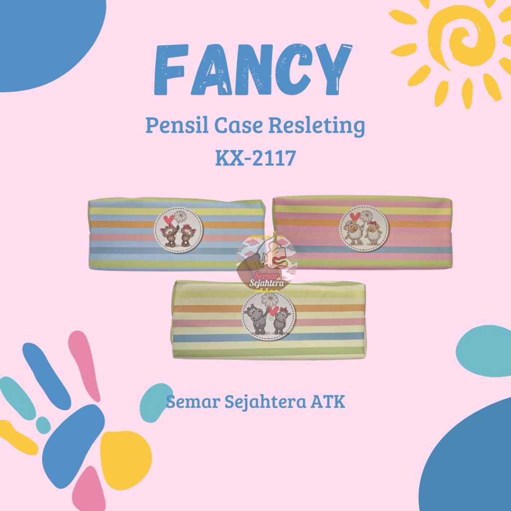 

[PCS] PENCIL CASE RESLETING KARAKTER LUCU KX-2117 TEMPAT PENSIL KOTAK PENSIL ZIPPER