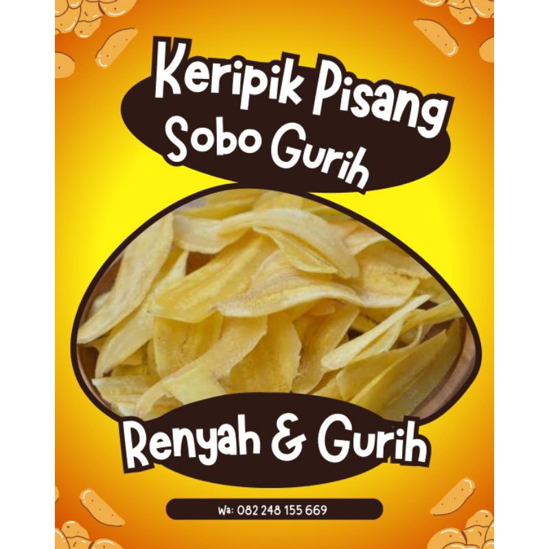 

KRIPIK PISANG SOBO GURIH 200 g