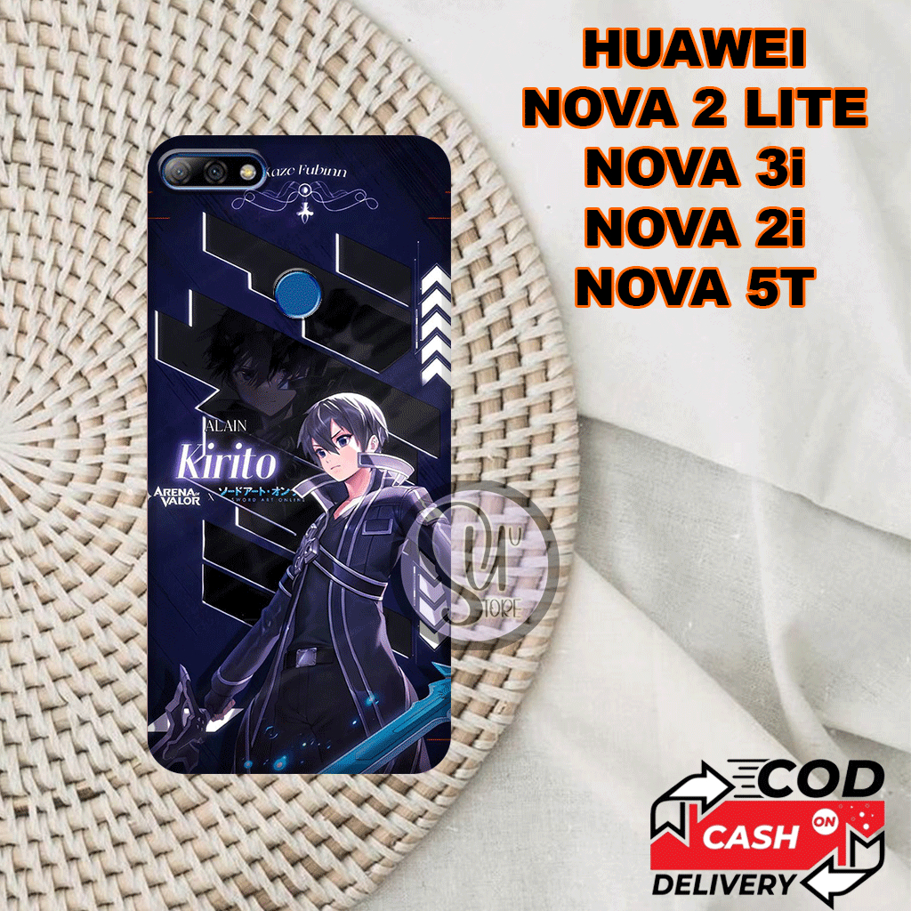 S21 Case Huawei Nova 2 Lite -nova 3i- nova 2i- nova 5t-Motif COWO-Casing Lucu-Softcase Keren-Bahan K