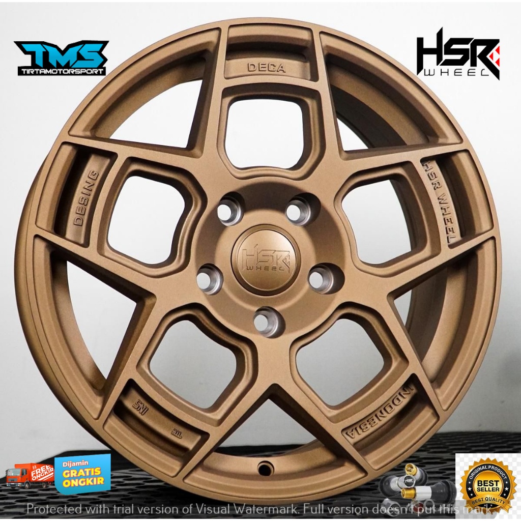 Velg Racing Promo Lobang5 HSR DESINGDECA Ring16 Mobil Innova Rav4 Hilux Voxy Xtrail Santafe Cortez