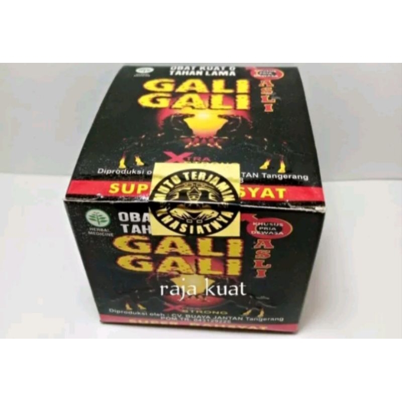 Obat tahan lama Gali Gali kapsul Asli Raja Kuat