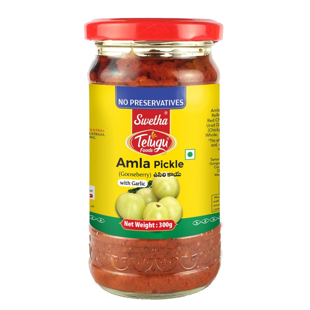 

TELUGU FOODS AMLA PICKLE 300GM