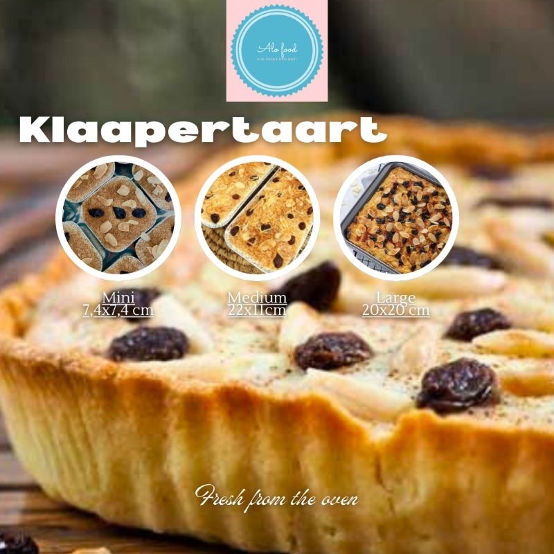 

Klappertaart khas manado ukuran Large 20x20 cm / klapertart / dessert