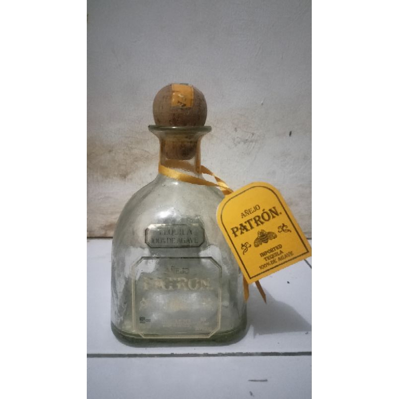 Jual Botol Bekas Patron Anejo - Tequila.