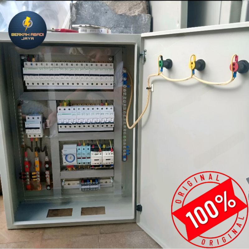 panel penerangan 3phase 25a + distribusi panel MDP panel 3phase 25amper panel pembagi panel SDP pane