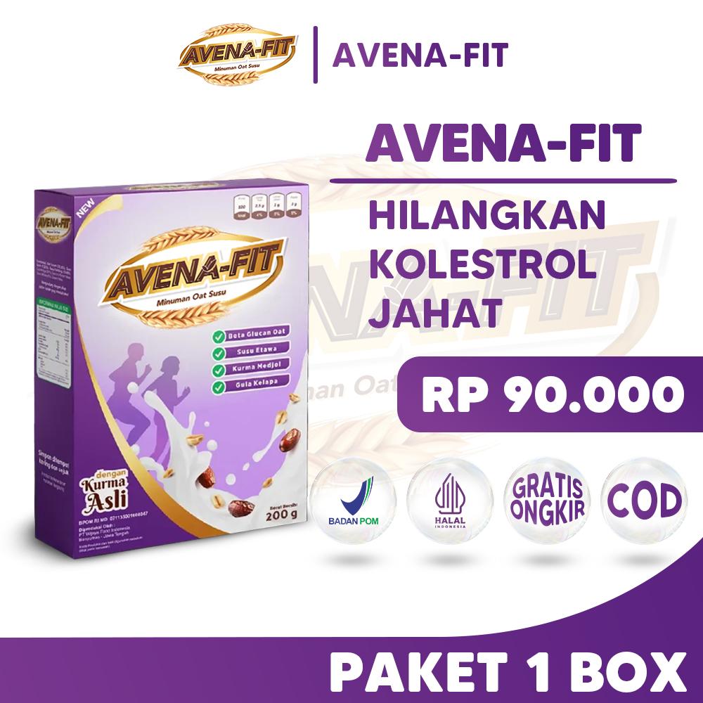 

Avena Fit - Protein Tinggi Turunkan Kolesterol Lemah Jantung Original