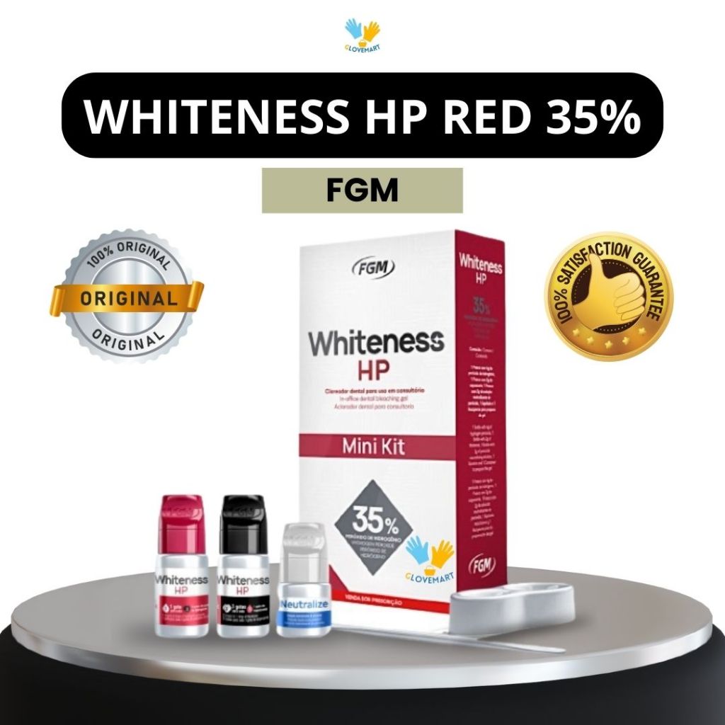 Whiteness HP RED 35% FGM / Bahan Bleaching Gigi / Pemutih Gigi