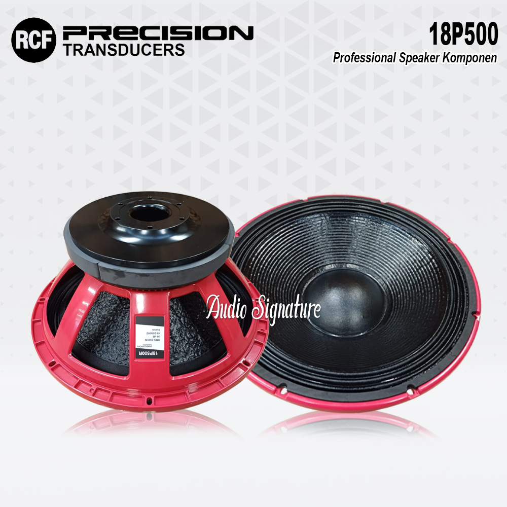 Komponen Speaker 18 Inch RCF LF18 P500 | LF18P500 | LF 18 P500 | L18P500 Merah