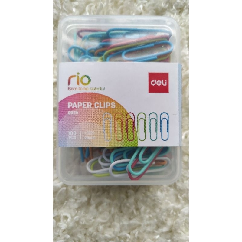 

(NEW)Deli Paper Clip 100 Pcs
