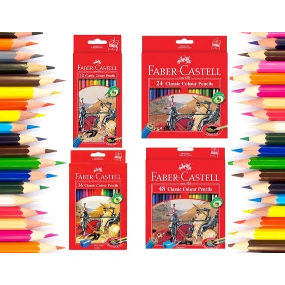 

Faber-Castell Pensil Warna Classic Colour - 12/24/36/48