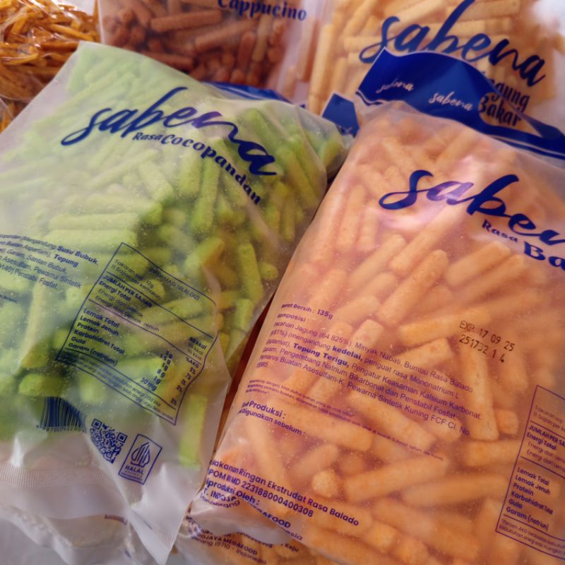 

sabena 135 gram aneka rasa