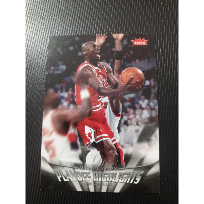 Kartu basket Fleer Michael Jordan playoff kartu basket nba
