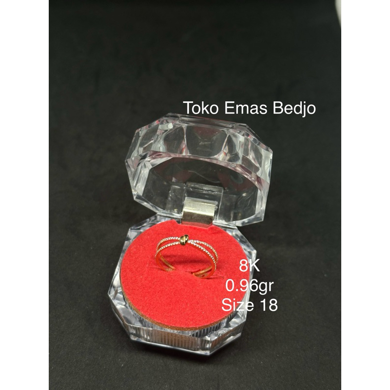 Cincin Emas Infinity Mata