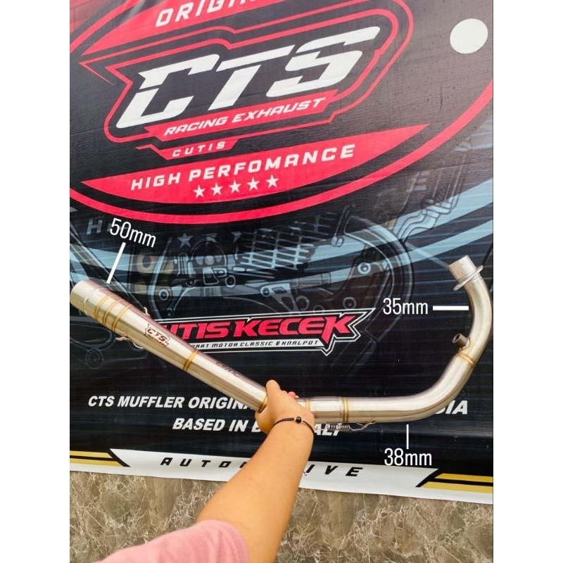 LEHER KNALPOT SONIC 150 SUPRA GTR OROGINAL CTS MUFFLER
