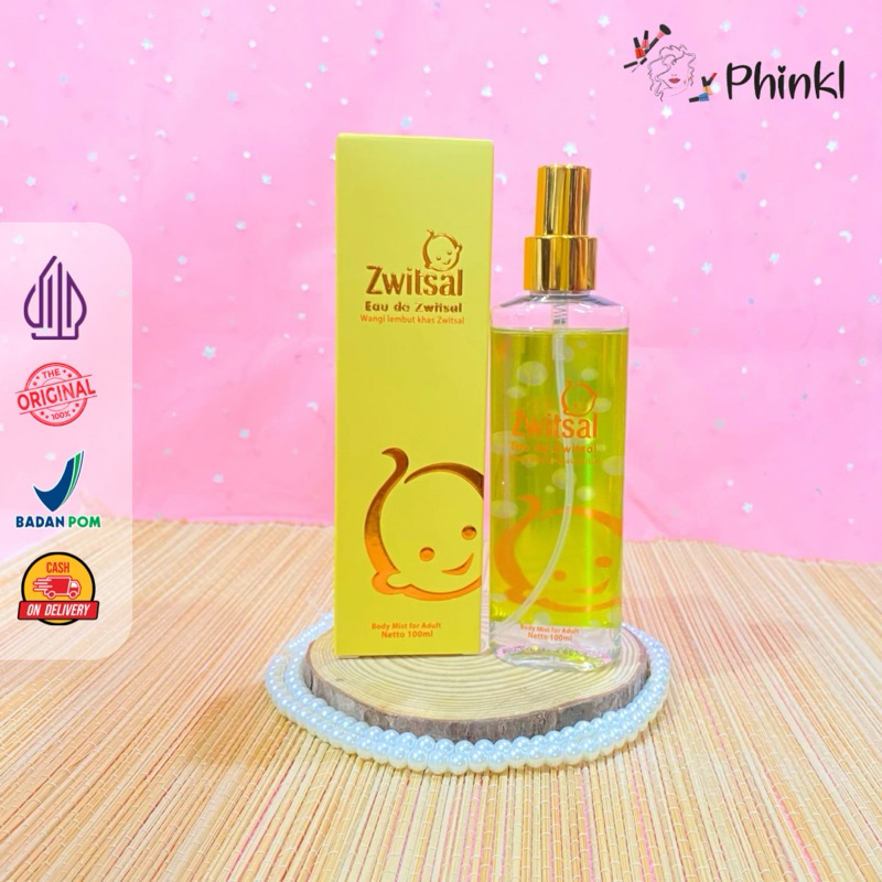 `ღ´ PHINKL `ღ´ Zwitsal Body mist 100ml parfume bayi yang wangi dan awet parfume anak wangi segar lem