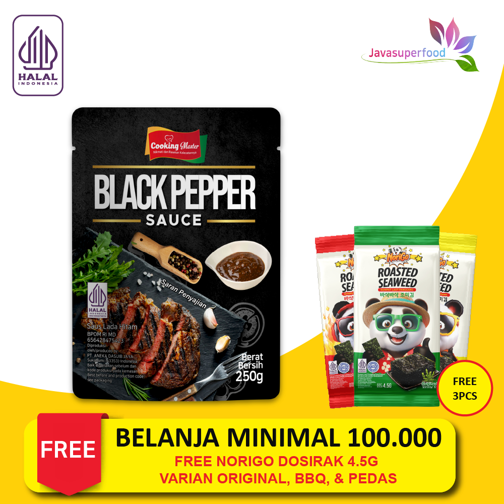 

[Halal] Blackpepper Sauce / Saus Lada Hitam 250g