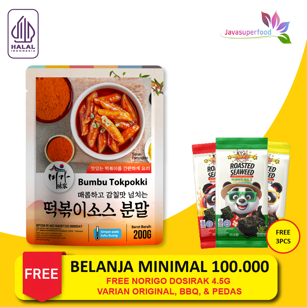 

Bumbu Tokpokki Miga / Tteokbokki Bumbu / Toppoki Bumbu 200g