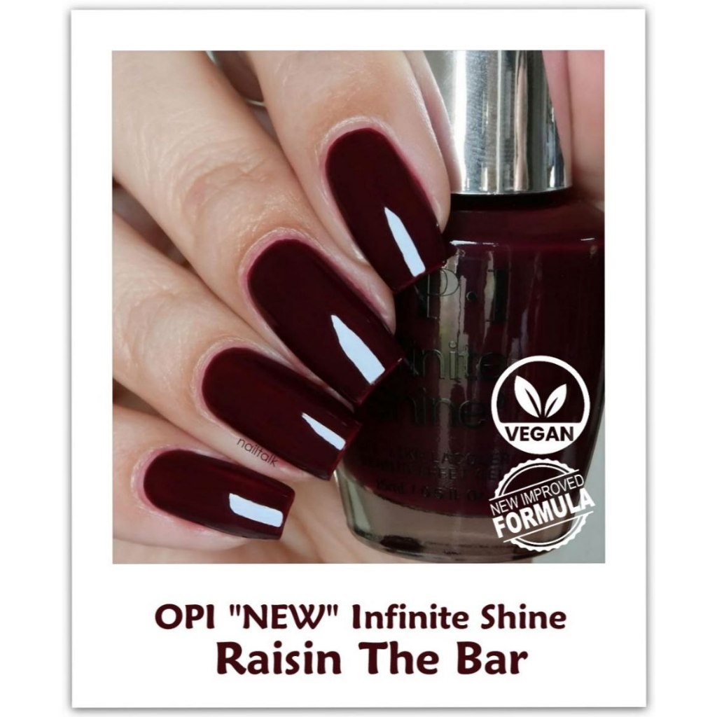 OPI NEW Infinite Shine Raisin The Bar - Vegan Nail Polish - Kutek Vegan  (OPI ORIGINAL / OPI ASLI / 