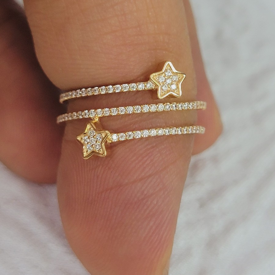 cincin star ad mata variasi bintang emas 70% 700 70 % 16 k