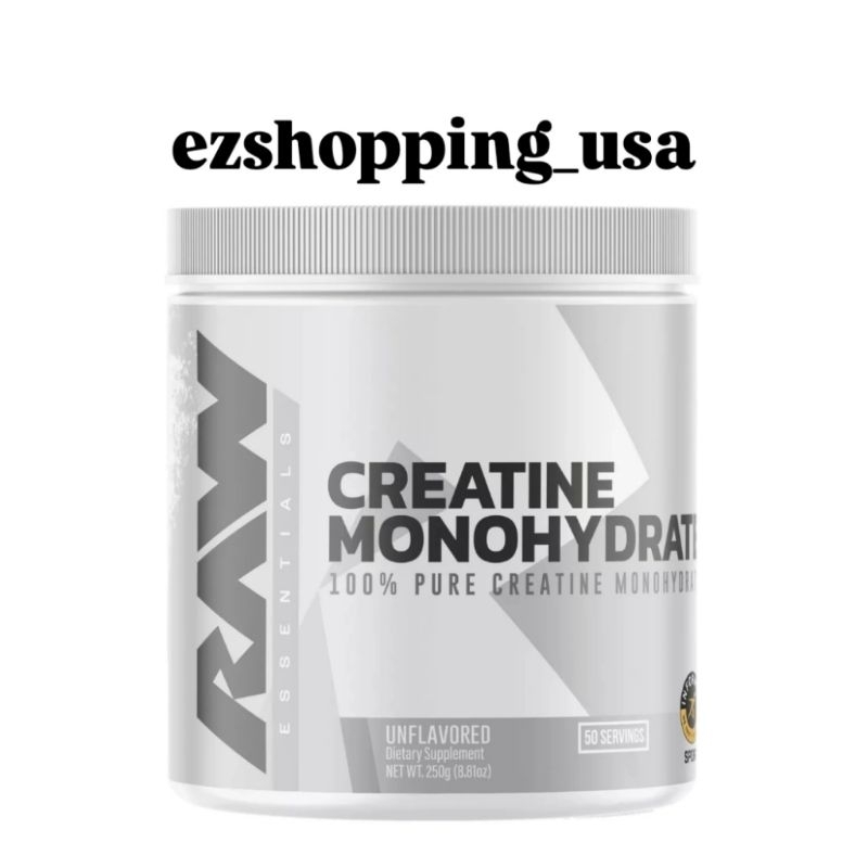 raw creatine monohydrate 100% pure creatine monohydrate 50 serving