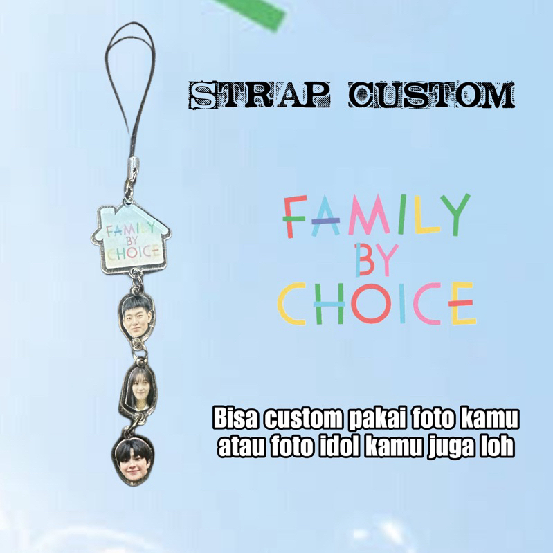 Strap Phone Custom Family By Choice || Strap Phone Lucu || Strap Phone Custom