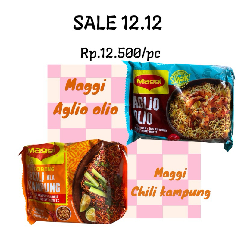 

MAGGI MIE MALAYSIA AGLIO/ CILI KAMPUNG