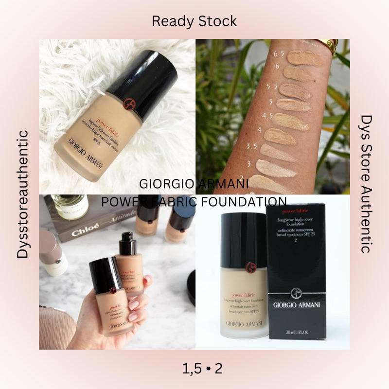 READY STOCK GIORGIO 4RM4NI POWER FABRIC FOUNDATION