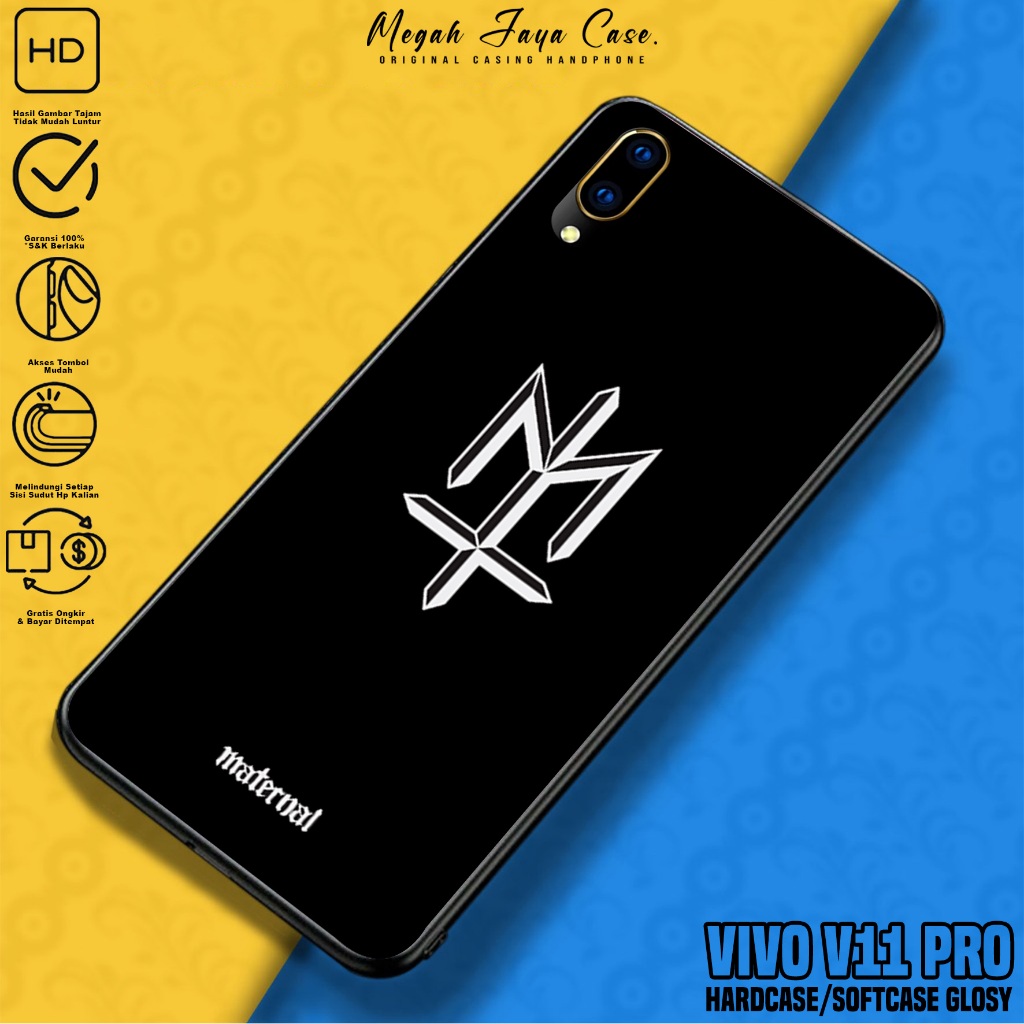 Softcase VIVO V11 PRO - Case Hp VIVO V11 PRO Motif MTRNL - Casing Hp VIVO V11 PRO -  Silikon Hp VIVO