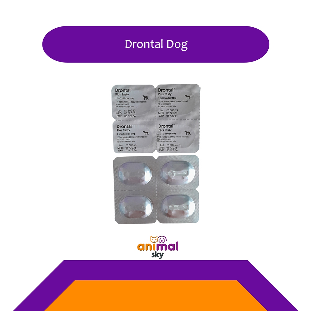 Drontal Anjing / Drontal Dog / Obat Cacing Anjing