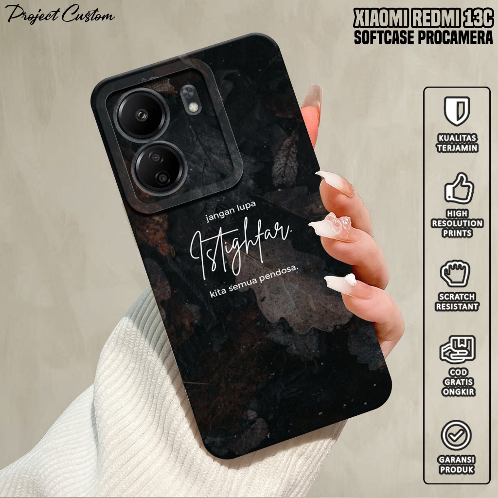 Softcase Xiaomi Redmi 13C - Case Hp Xiaomi Redmi 13C ( QUOTES ) Silikon Hp Xiaomi Redmi 13C - Casing