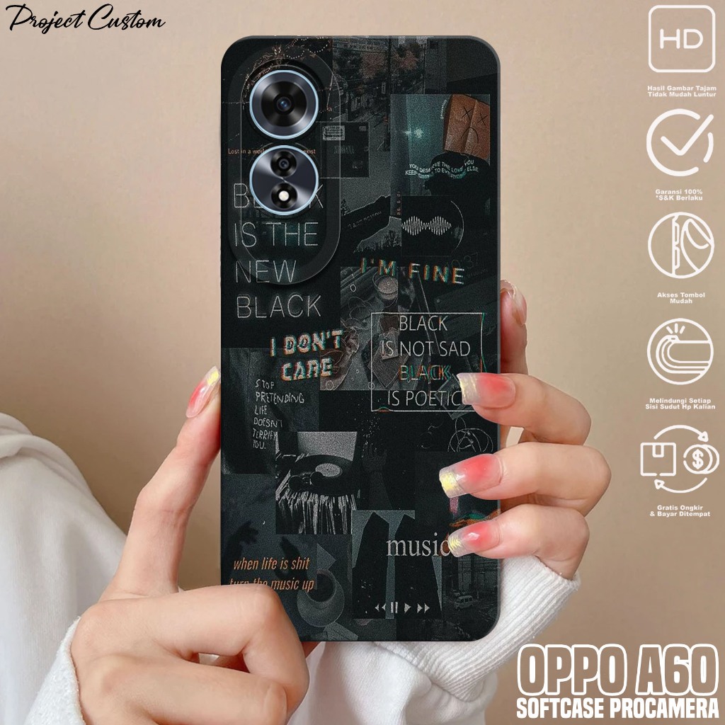 Softcase Hp OPPO A60 - Case Hp OPPO A60 ( AES ) Silikon Hp OPPO A60 - Casing Hp OPPO A60 - Cassing H