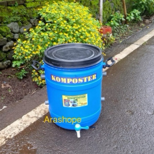 tong komposter 30 liter/tong pengurai sampah/drum
