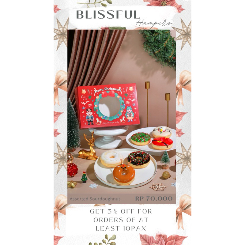 

Blissful Hampers Sourdoughnut 6pcs