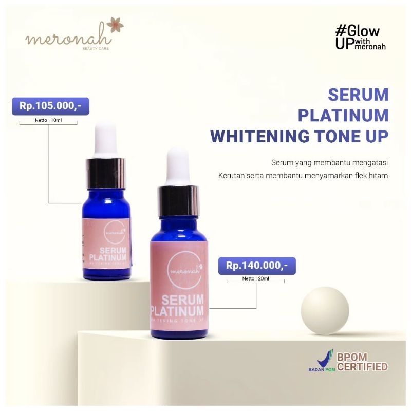 SERUM PLATINUM MERONAH