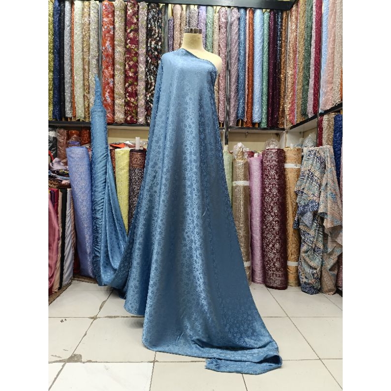 Kain jaguar silk premium embos , armani jaguard, armany silk premium