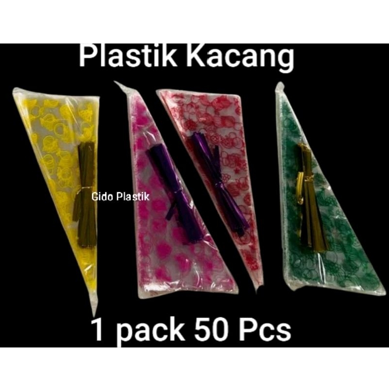

(50 Pcs) Plastik Kacang/ Plastik segita/ Plastik Contong