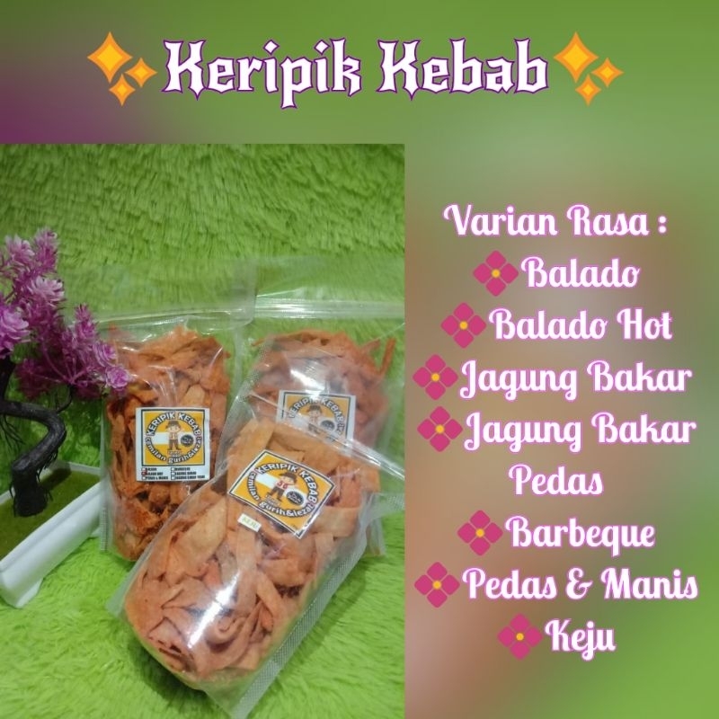 

keripik kebab gurih dan lezat