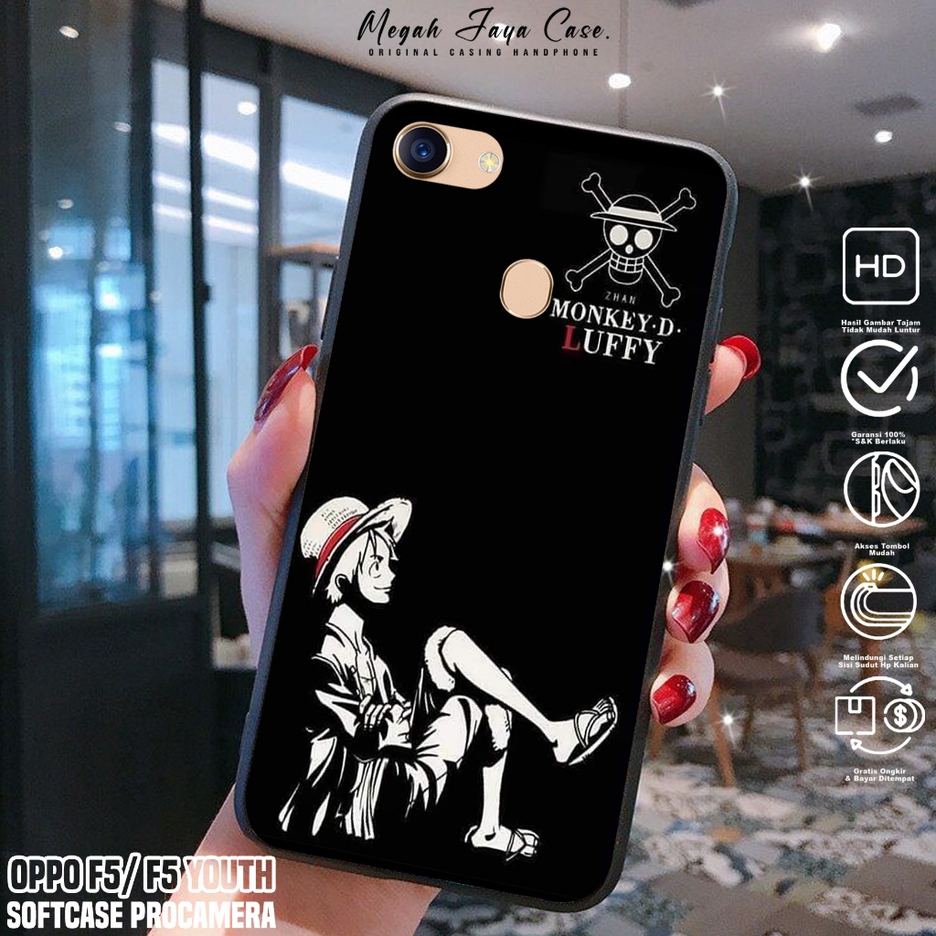 Softcase OPPO F5 / F5 YOUTH - Case Hp OPPO F5 YOUTH / F5 Motif OP - Casing Hp Oppo F5 -  Silikon Hp 